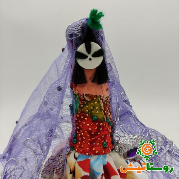 عروسک دست ساز بومی دوتوک سیاه چشمون 18
