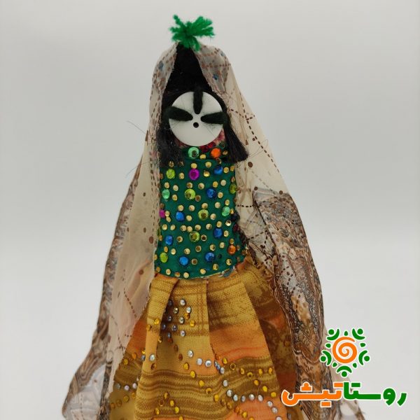 عروسک دست ساز بومی دوتوک سیاه چشمون 19