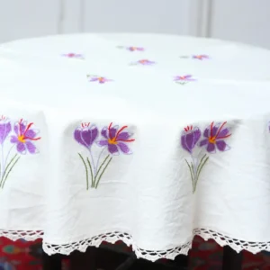 رومیزی رانر گلدوزی زعفران