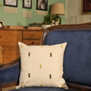 کاور کوسن سوزندوزی زرد-سبز