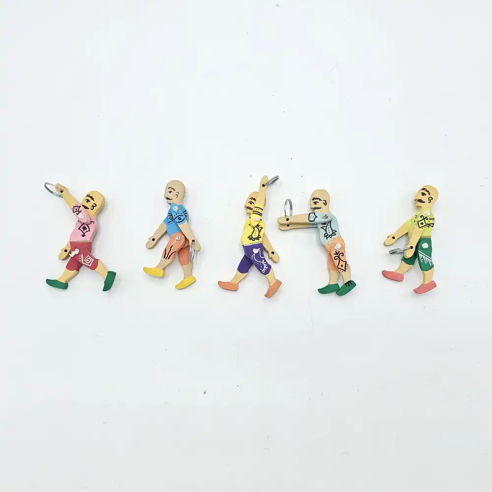 جاکلیدی چوبی متحرک پهلوون ورجه جاکلیدی چوبی متحرک پهلوون ورجه