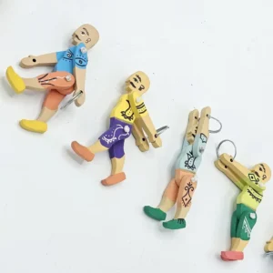 جاکلیدی چوبی متحرک پهلوون ورجه