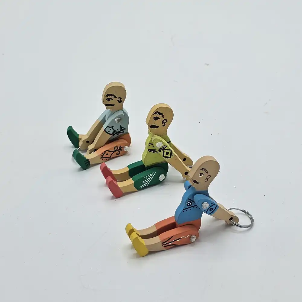 جاکلیدی چوبی متحرک پهلوون ورجه