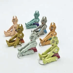 جاکلیدی چوبی متحرک دیو ورجه