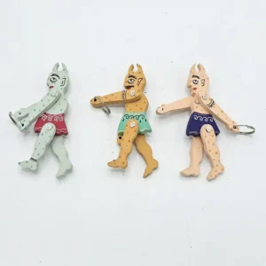 جاکلیدی چوبی متحرک دیو ورجه