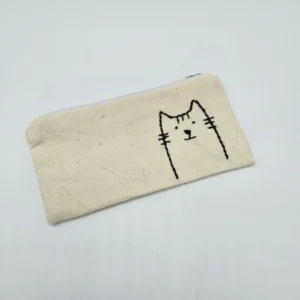 جامدادی باریک دستبافت گلدوزی گربه